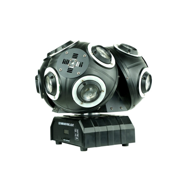 3 Head Beam + Laser +Ring RGBW