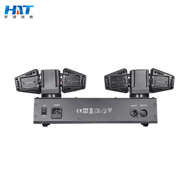 Twin four-arm helicopter