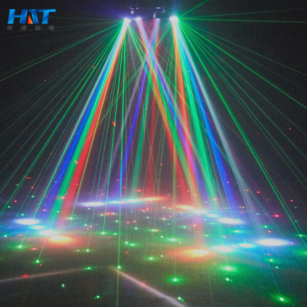 Twin four-arm helicopter